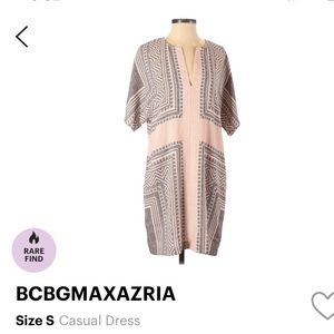 BCBG Short Sleeve Dress With Pockets size medium